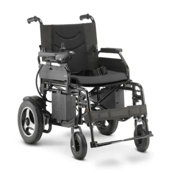Cadeira de Rodas Motorizada Dobrável até 120 kg Assento de 48 cm D800 Dellamed