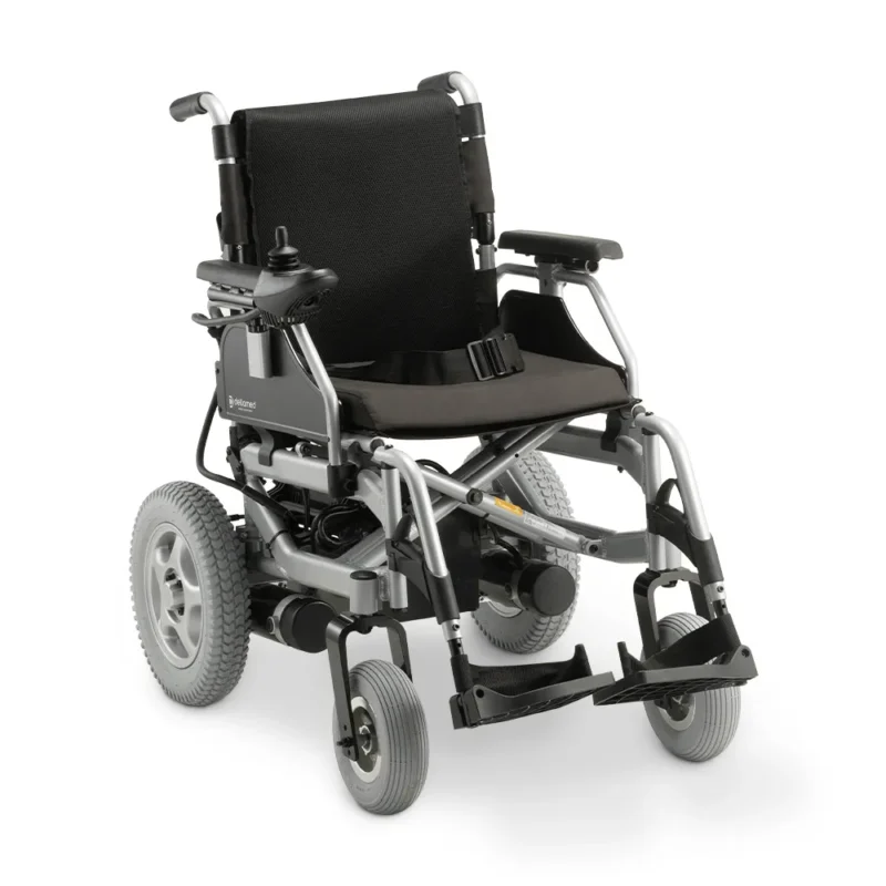 Cadeira de Rodas Motorizada em Alumínio Dobrável até 135 Kg Assento de 45 cm D1000 Dellamed