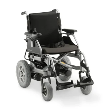 Cadeira de Rodas Motorizada em Alumínio Dobrável até 135 Kg Assento de 45 cm D1000 Dellamed