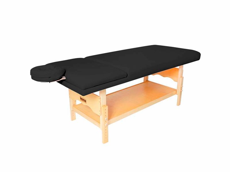 Maca De Massagem Reclinável Com Altura Regulável, Orifício Plêiades - Legno, Bege