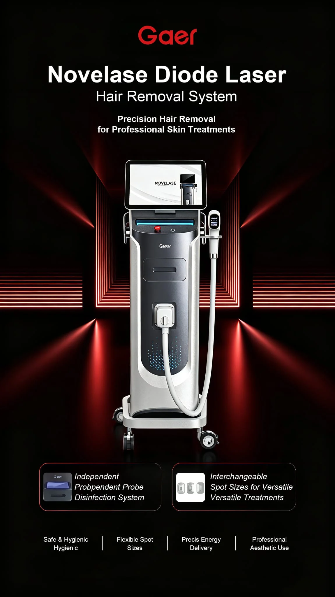 Novelase Diode Laser - equipamento importado Gaer Laser