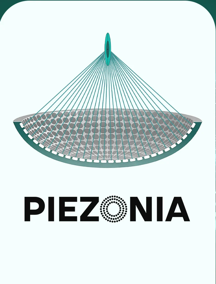 Piezonia - Arranjo de cristais piezoelétricos